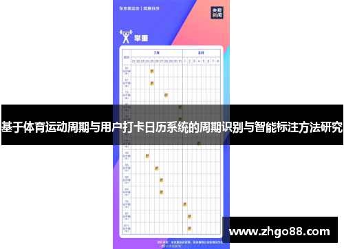 基于体育运动周期与用户打卡日历系统的周期识别与智能标注方法研究